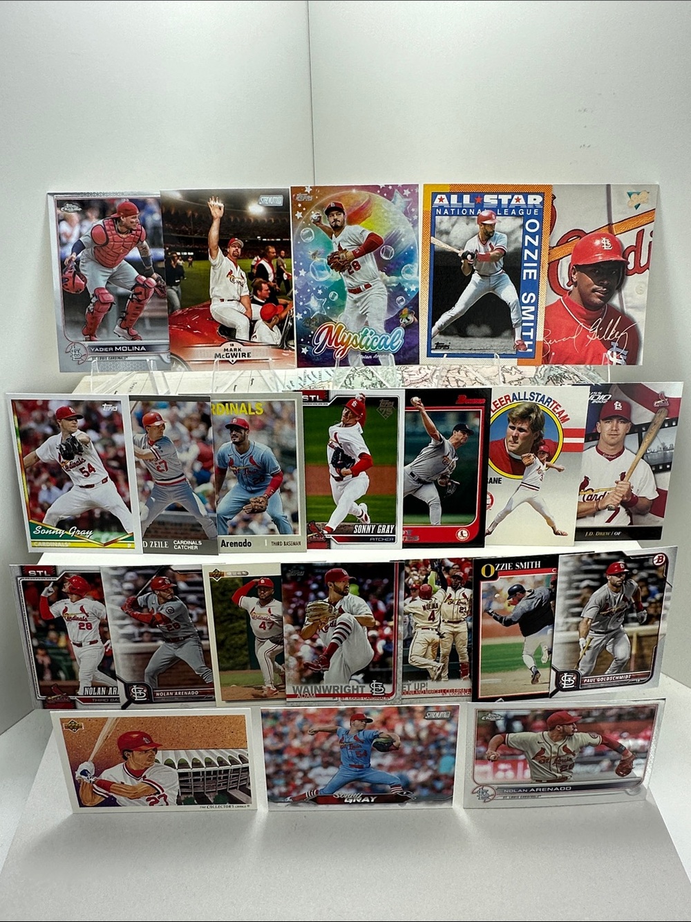 Nolan Arenado Mystical Cardinals lot of 22 + McGwire/Ozzie Smith/Molina/Gray